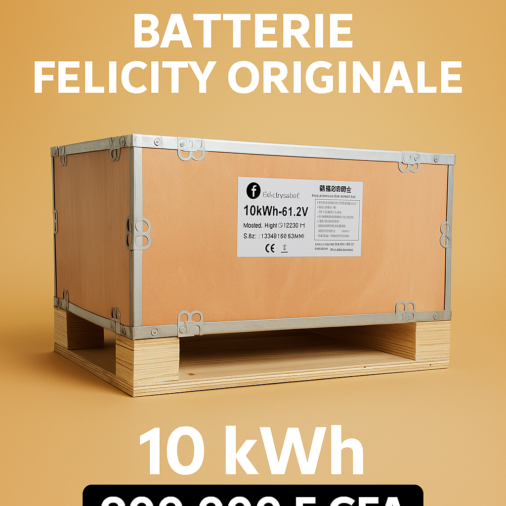 🔋 Batteries solaires Felicity LiFePO4 – Haute capacité & longue durée