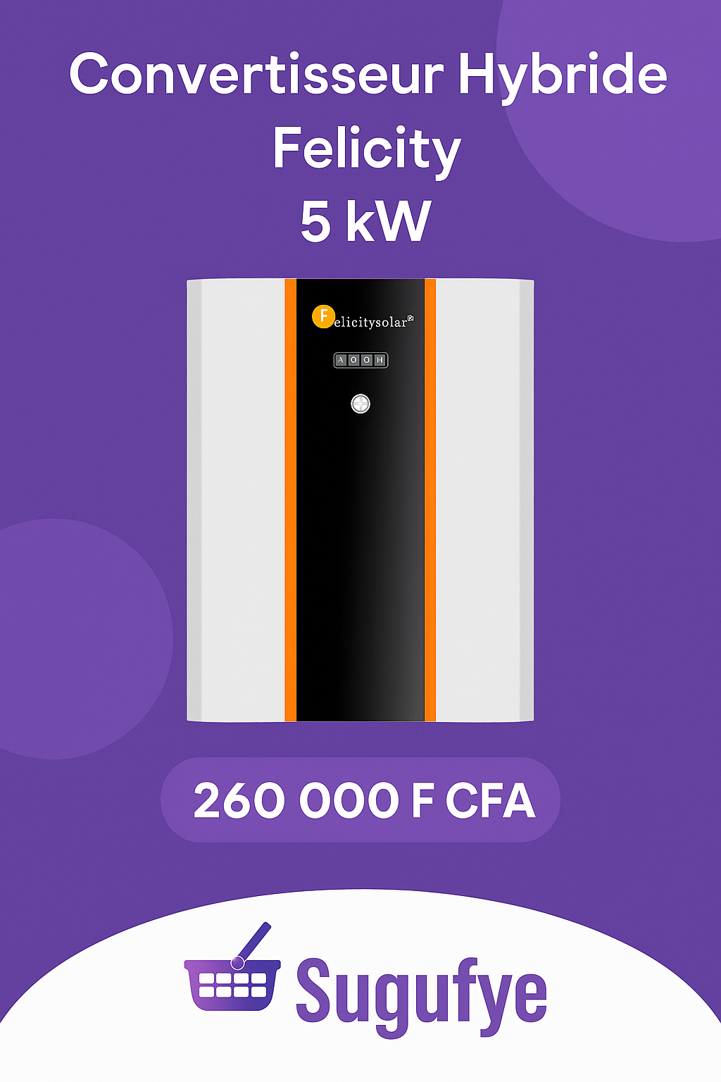 ⚡ Convertisseurs hybrides Felicity Solar – Performance & autonomie pour vos systèmes solaires