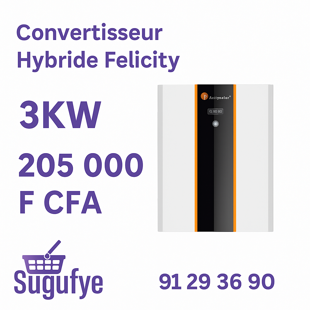 ⚡ Convertisseurs hybrides Felicity Solar – Performance & autonomie pour vos systèmes solaires