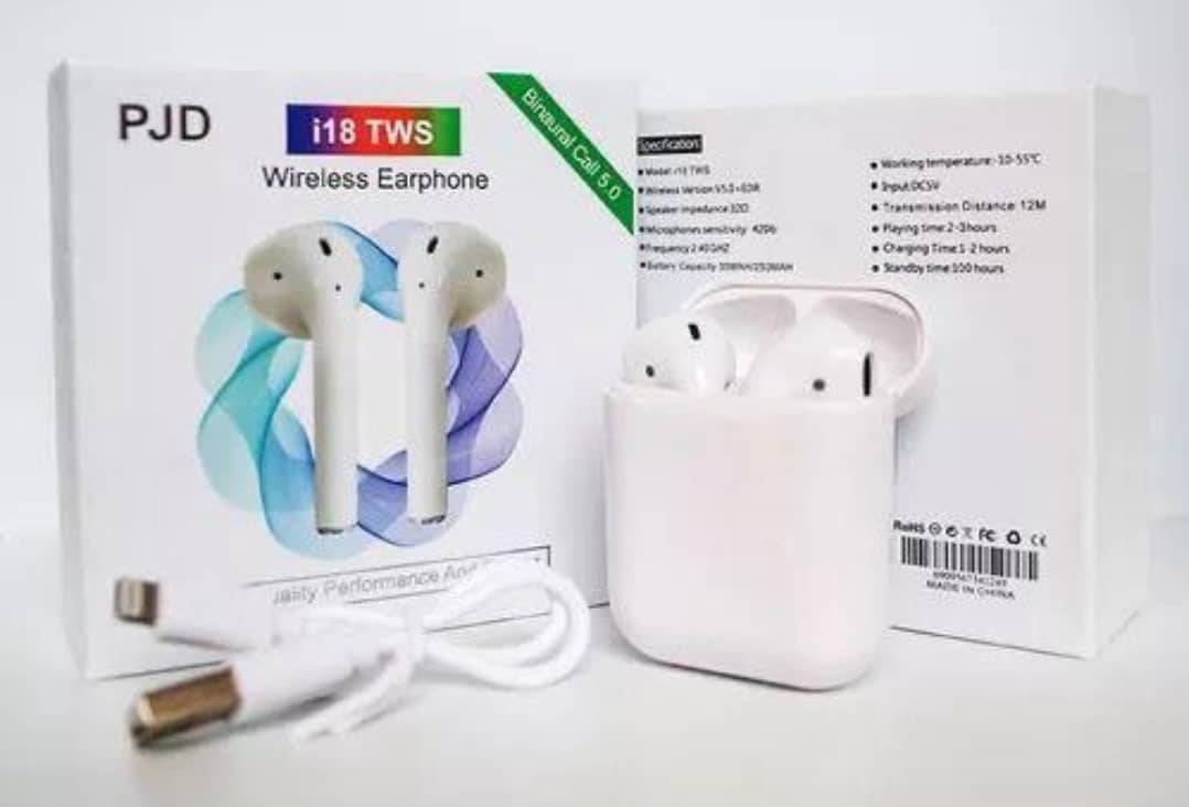 Écouteurs Sans Fil i18 TWS – Bluetooth 5.0