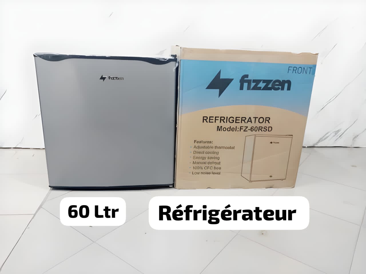 Réfrigérateur Fizzzen 60 Litres – Compact, Économique et Efficace