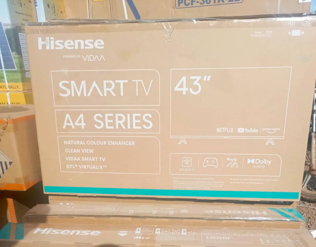📺 Smart TV Hisense 43” — A4 Series Vidaa