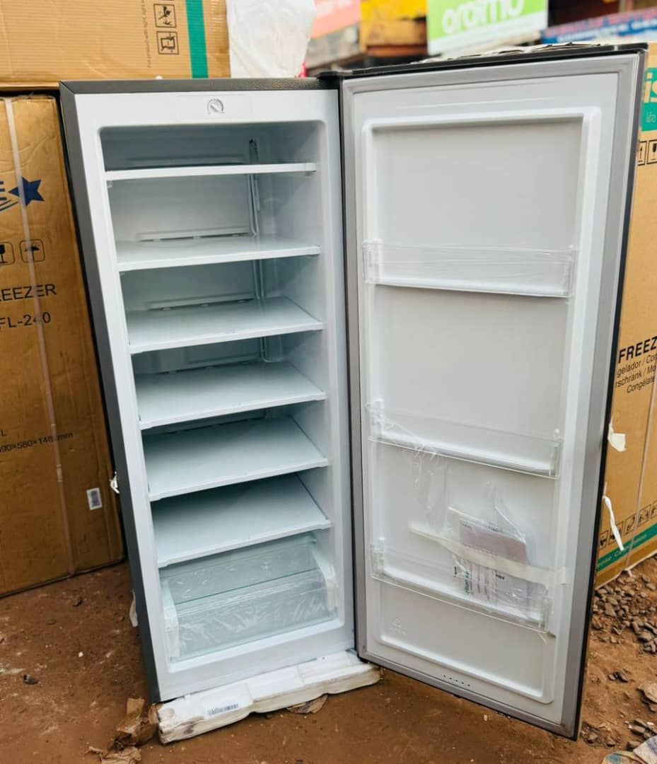 Congélateur Vertical Hisense 250 L – Puissance et Économie au Service de Votre Foyer