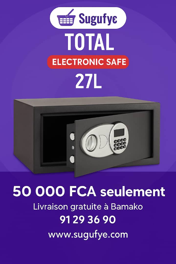 Coffre-fort électronique TOTAL 27L