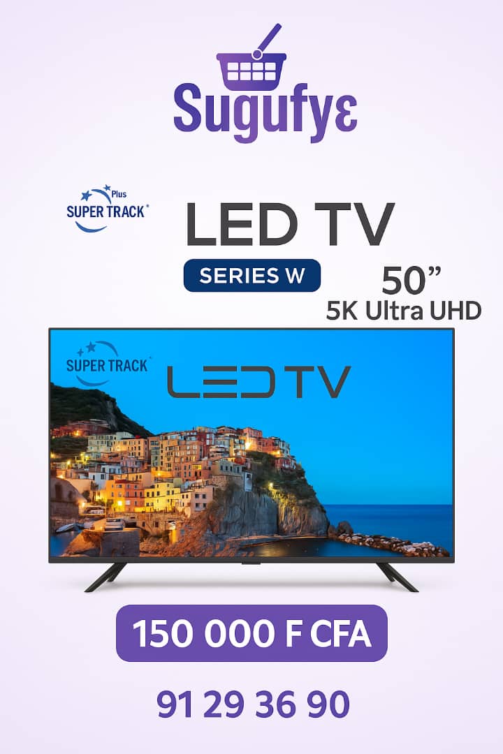📺 TV Super Track 50 pouces Smart TV (5K Ultra UHD)