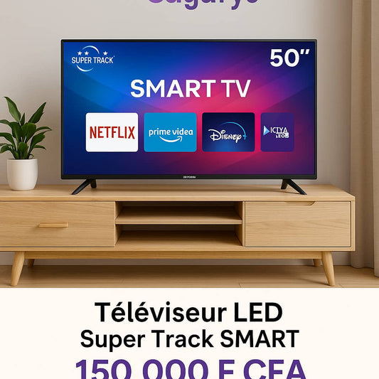 📺 TV Super Track 50 pouces Smart TV (5K Ultra UHD)