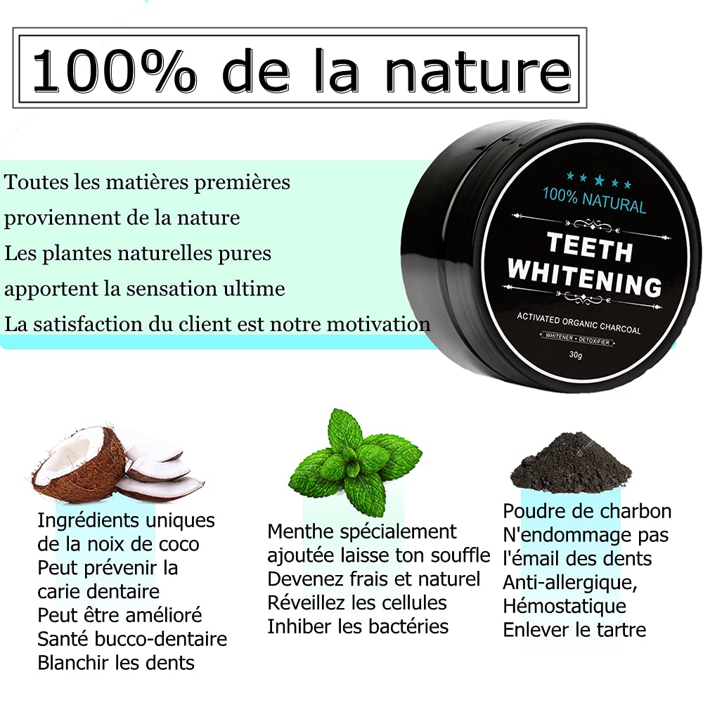 Poudre de blanchiment dentaire