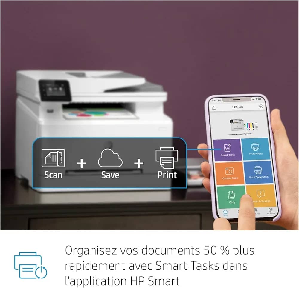 HP Color LaserJet Pro M283fdw Imprimante Laser tout en un couleur