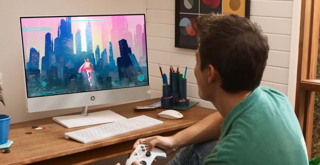 HP Tout-en-Un 27" – Puissance, espace et élégance réunis