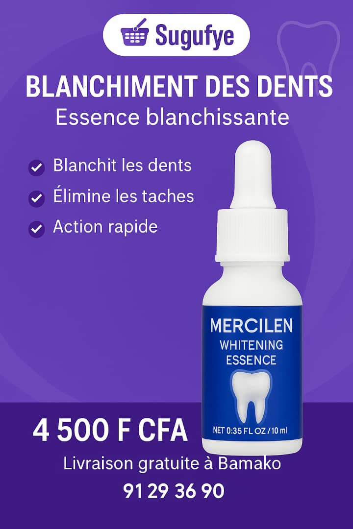 Mercilen – Essence Blanchissante pour Dents (10 ml)
