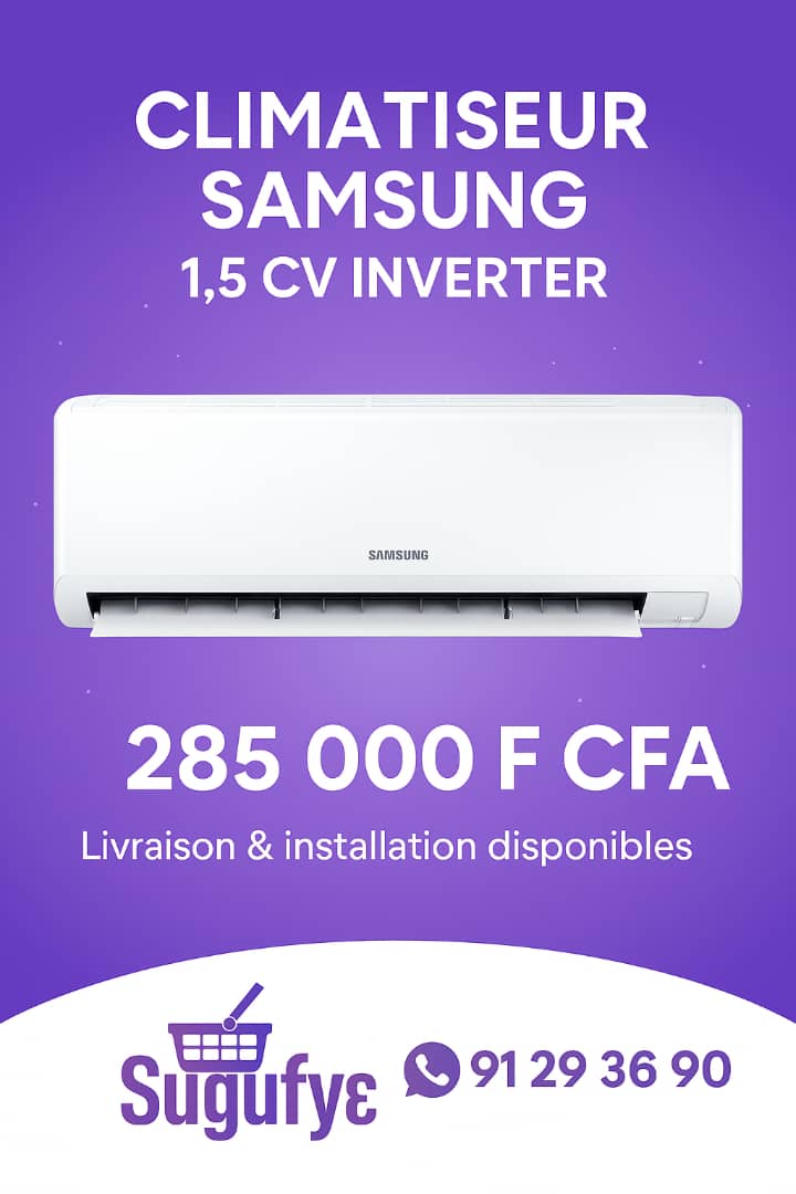 🌬️ Climatiseur Samsung 1.5 CV Inverter – Puissance, Silence & Économie