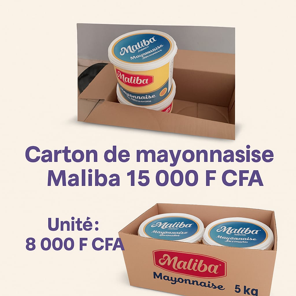 Mayonnaise Maliba Foods – Seau 5 kg