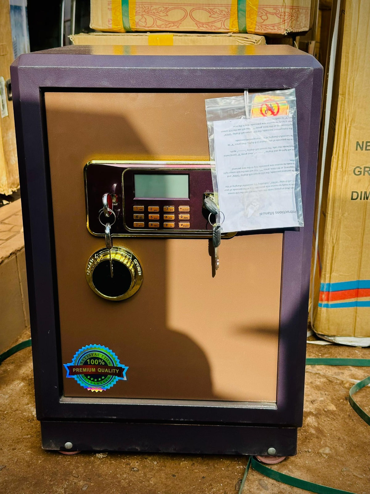 🛡️ Coffre-fort FRONT 620 – 60 Kg