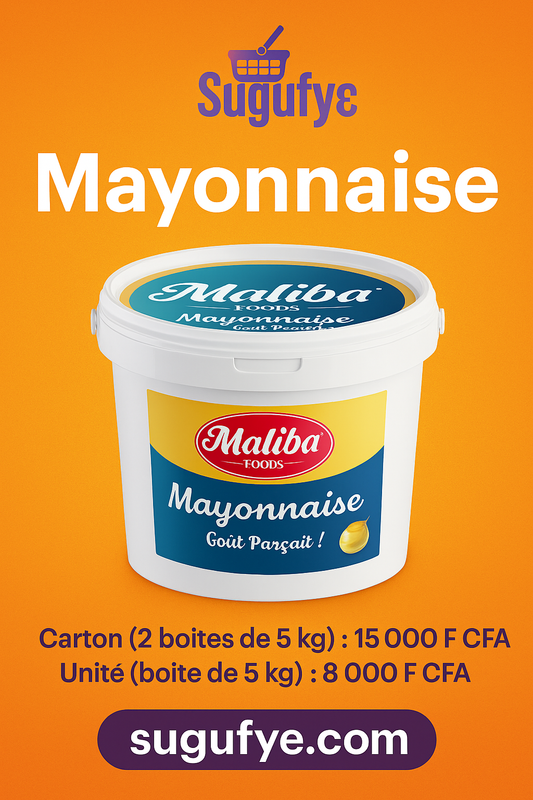 Mayonnaise Maliba Foods – Seau 5 kg