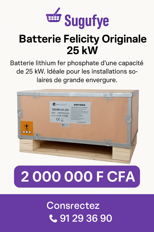 🔋 Batteries solaires Felicity LiFePO4 – Haute capacité & longue durée