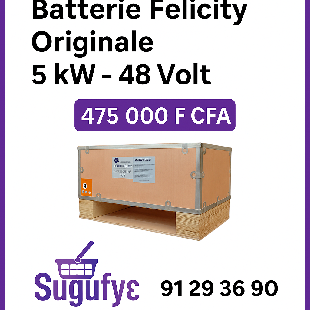 🔋 Batteries solaires Felicity LiFePO4 – Haute capacité & longue durée