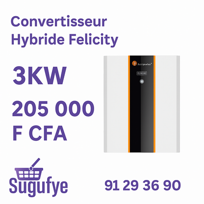 ⚡ Convertisseurs hybrides Felicity Solar – Performance & autonomie pour vos systèmes solaires