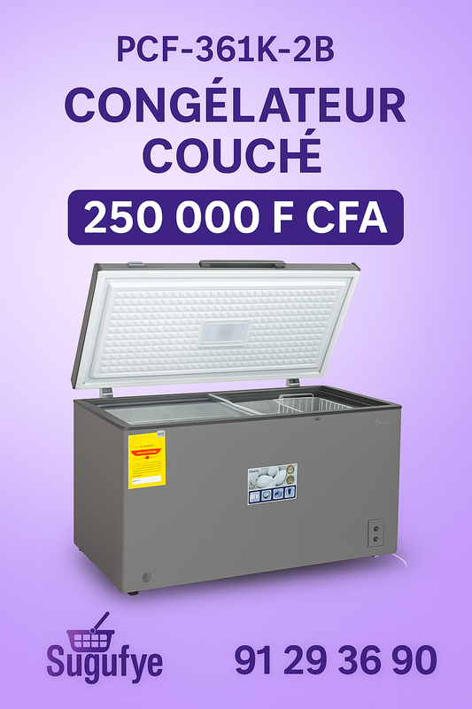🧊 Congélateur couché Pearl PCF-361K-2B — 300 L