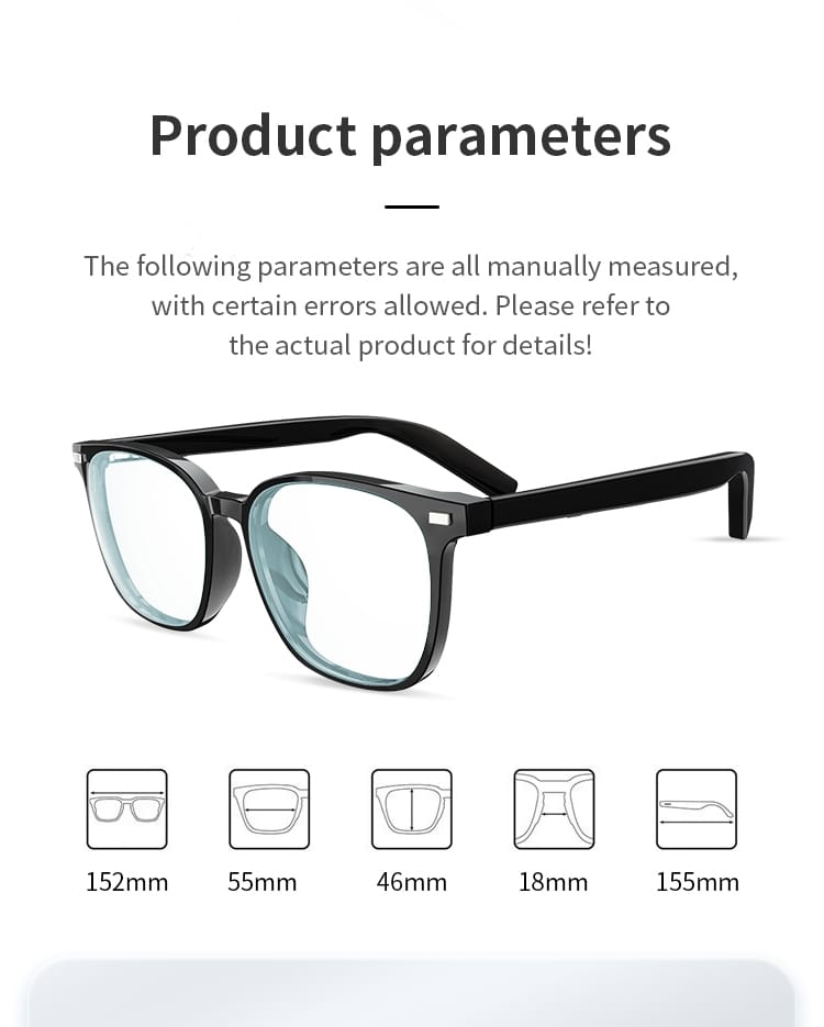 Lunettes Intelligentes Bluetooth G05-T3 – Élégance & Technologie au Quotidien