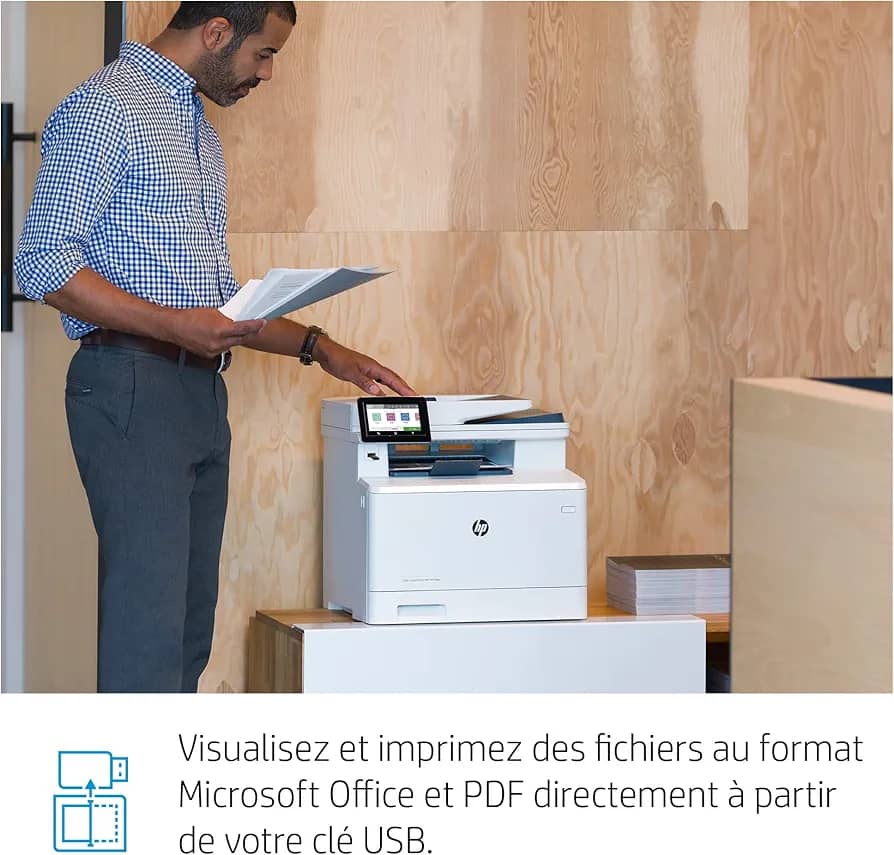 Imprimante laser HP Color LaserJet Pro Multifunction M479fdn