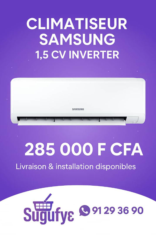🌬️ Climatiseur Samsung 1.5 CV Inverter – Puissance, Silence & Économie