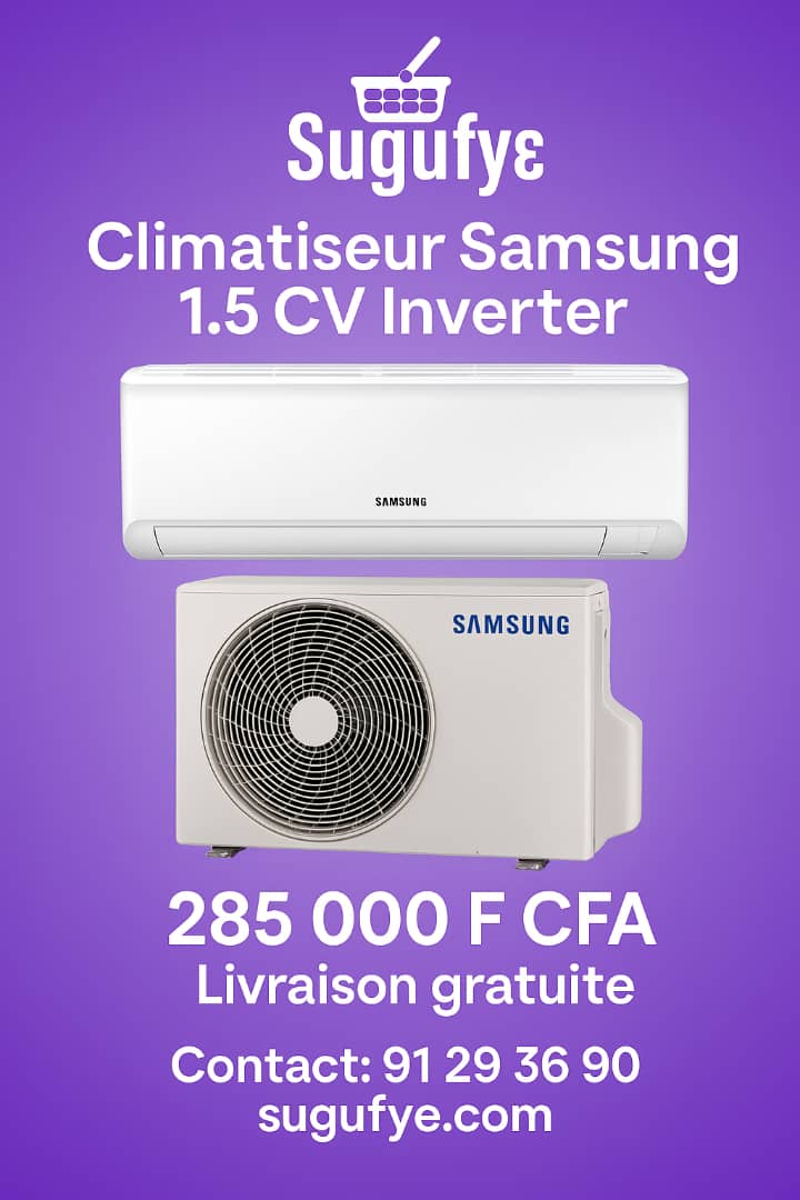 🌬️ Climatiseur Samsung 1.5 CV Inverter – Puissance, Silence & Économie